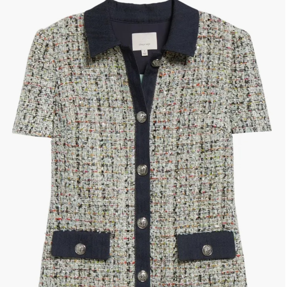 Cinq à Sept Anya Bouclé Pammy Dress